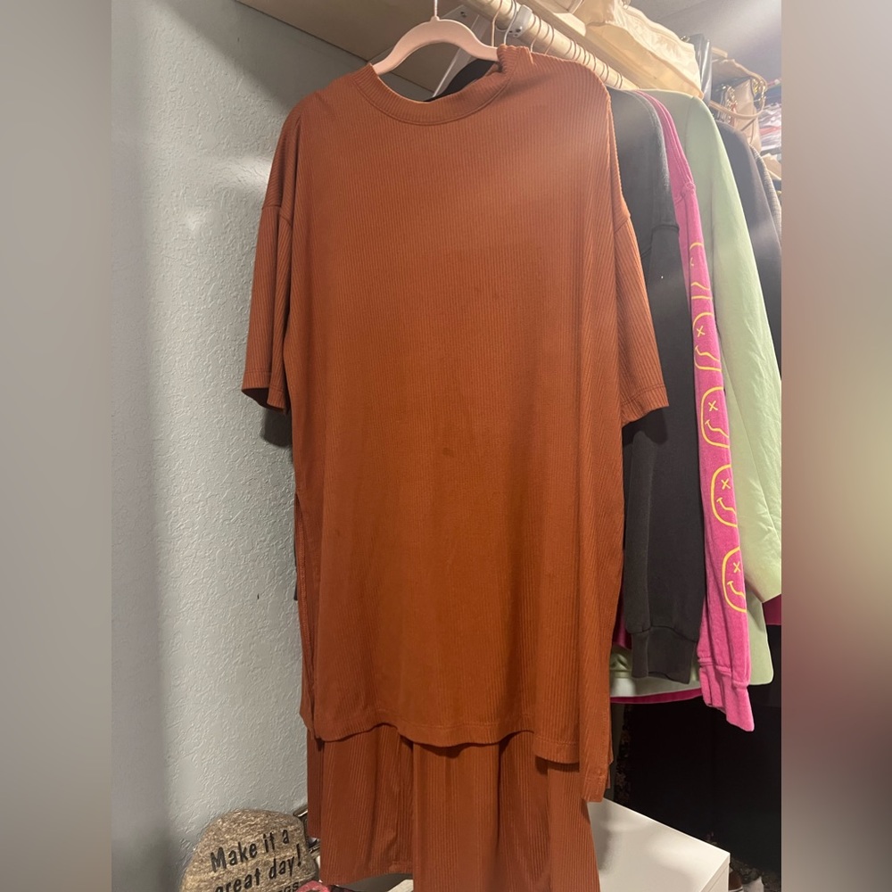 Dressed in LALA Rust Playsuit